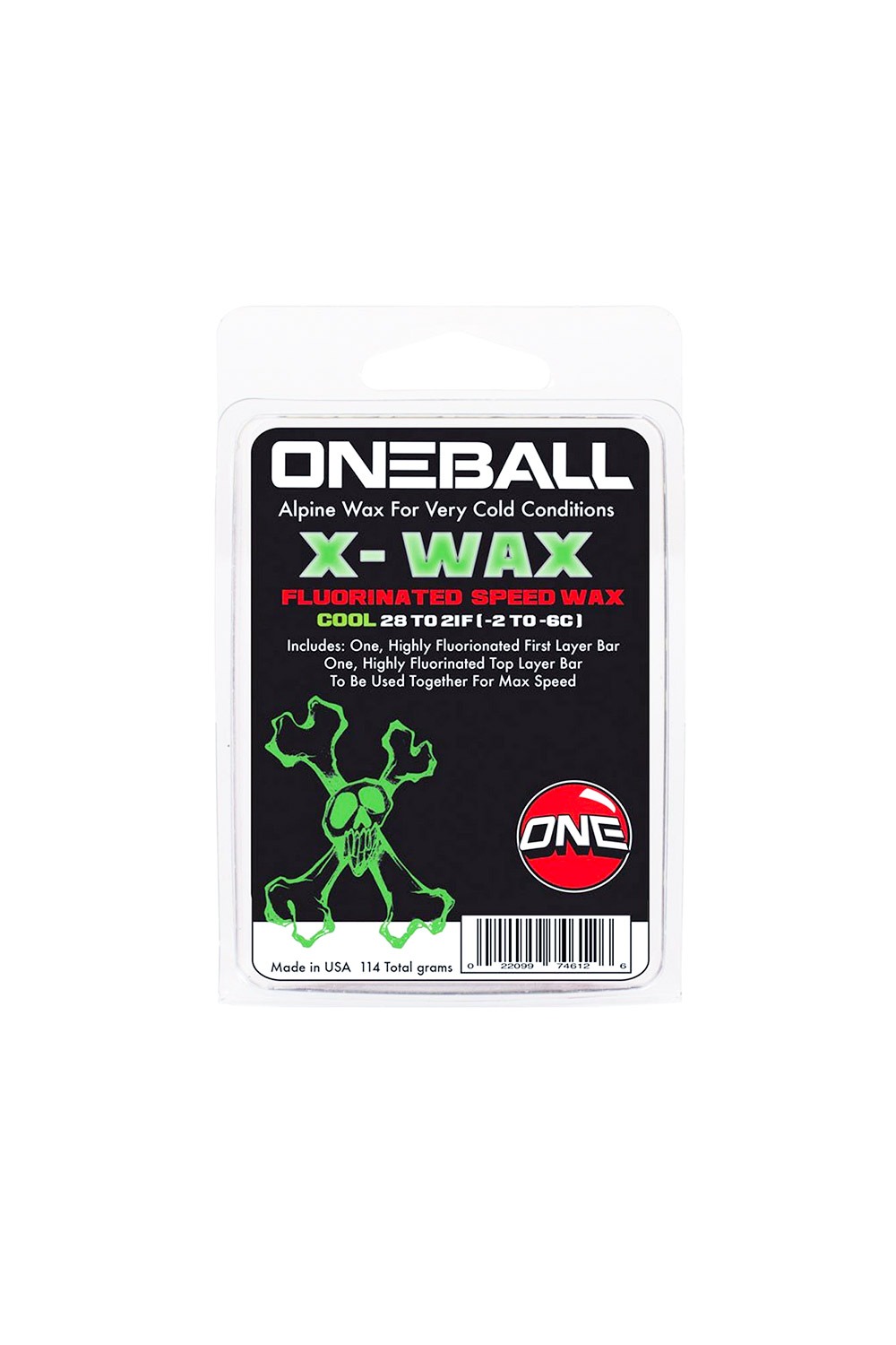 원볼 왁스 X-왁스 쿨 28-21F, 110g W 그라파이트 바/ONEBALL X-WAX COOL 28-21F/ONEBALL X-WAX COOL 28-21F/110G W_GRAPHITE BAR_HOB70500_DHOB70500