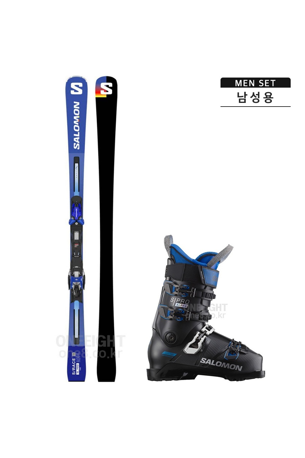 P026 살로몬 남성 스키 세트